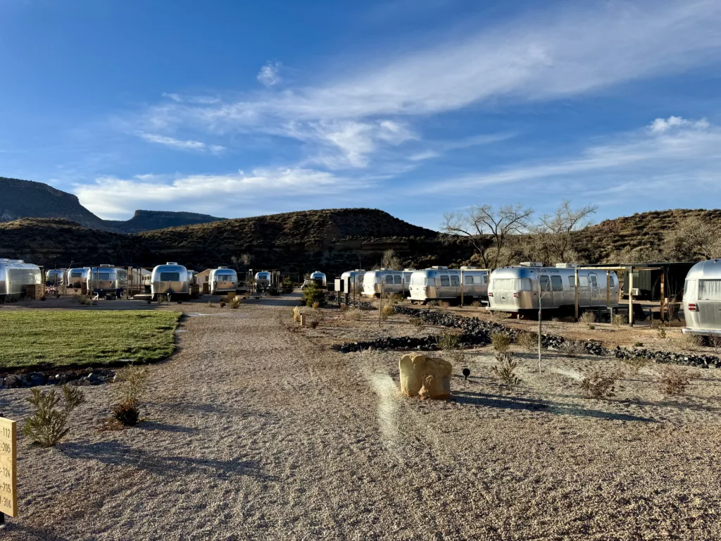 Autocamp Zion near entrance to Zion National Park