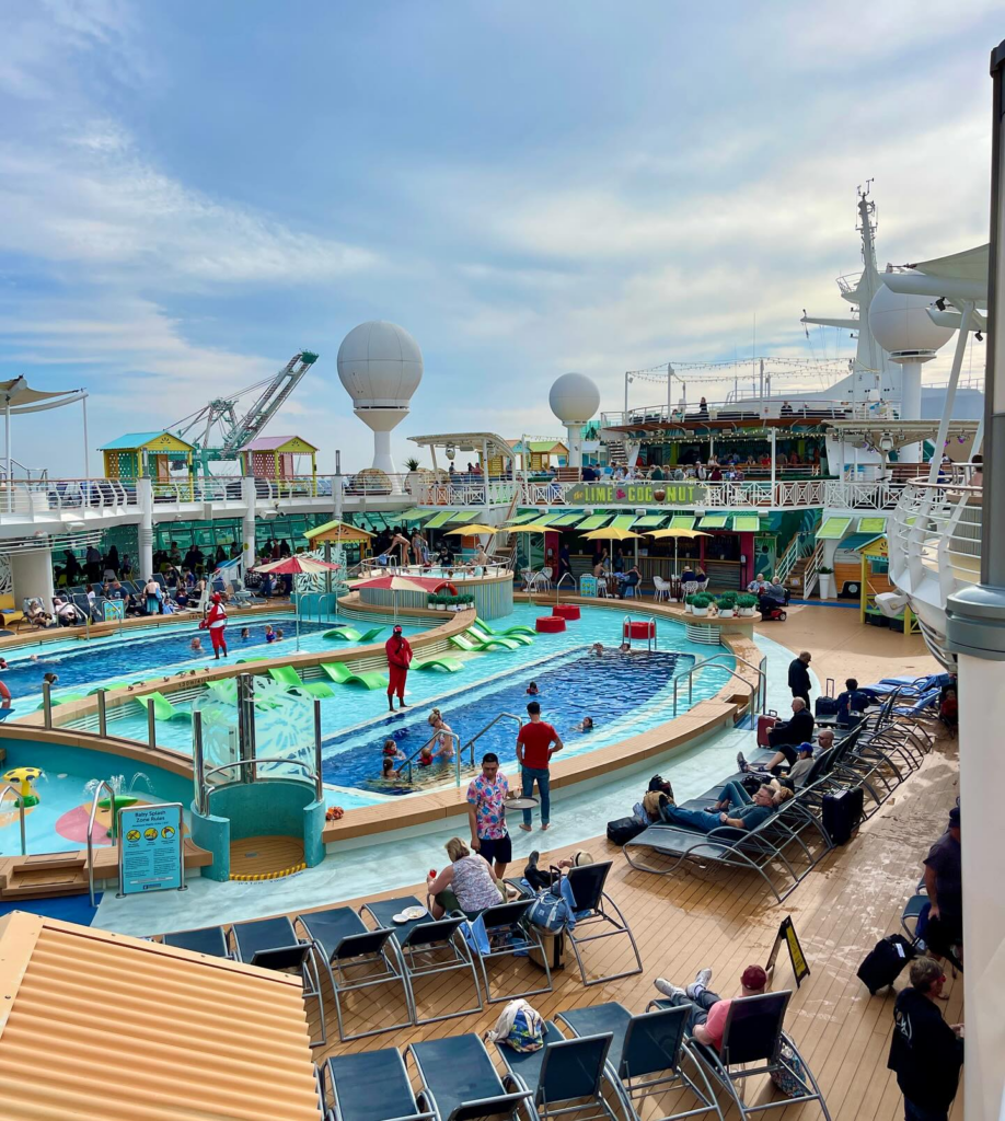 Pool side Onboard Experience on Navigator of the Seas