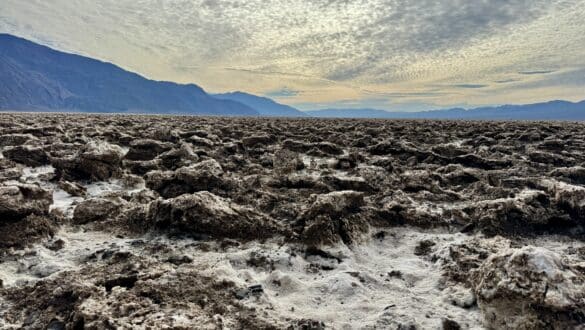 Devil's Golf Course in Death Valley