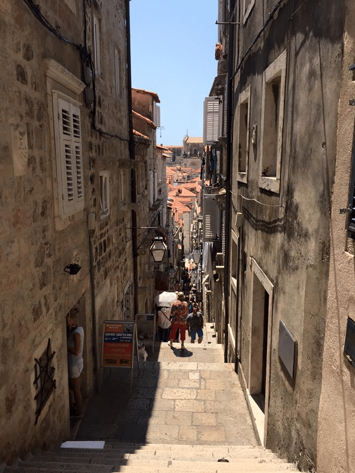 Jesuit Staircase as seen in Game of Thrones Sites in Dubrovnik