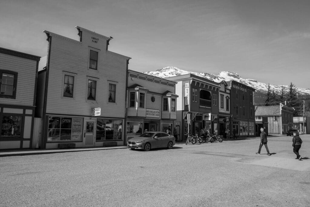 Historic downtown Skagway