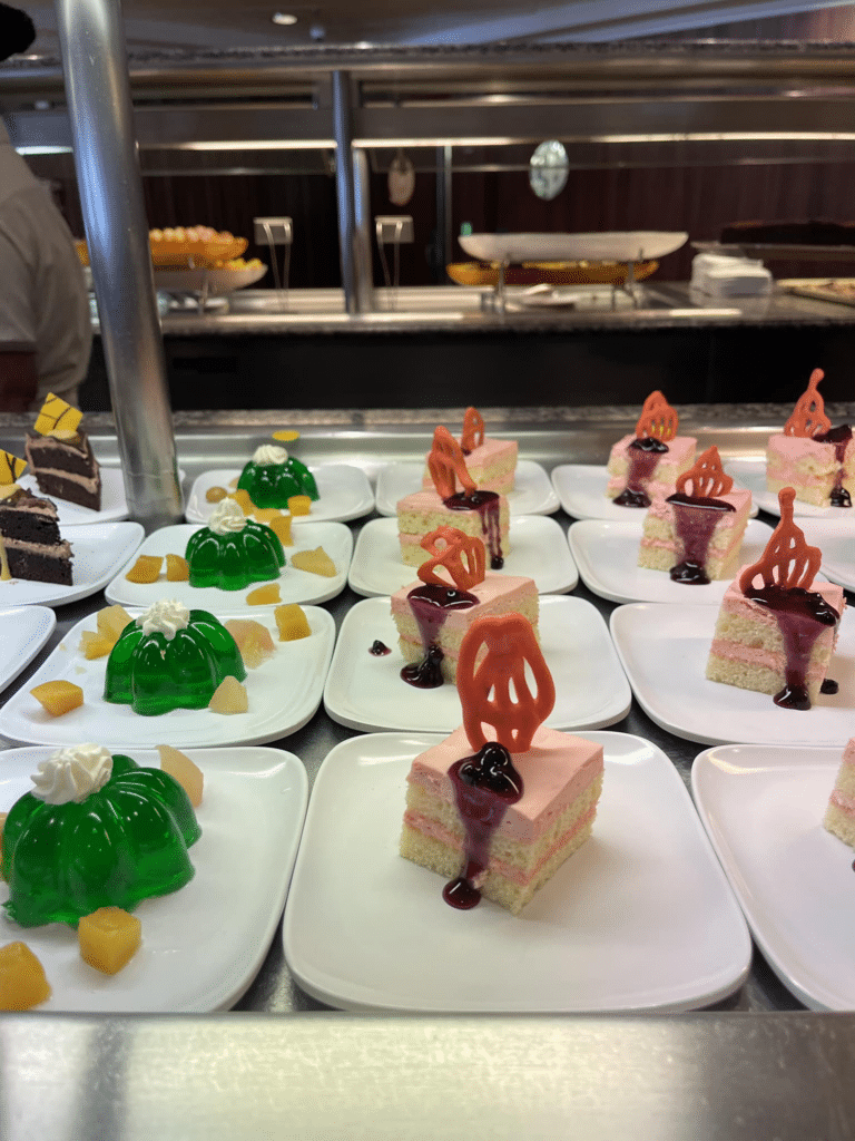 Dessert galore on the Norwegian Jewel