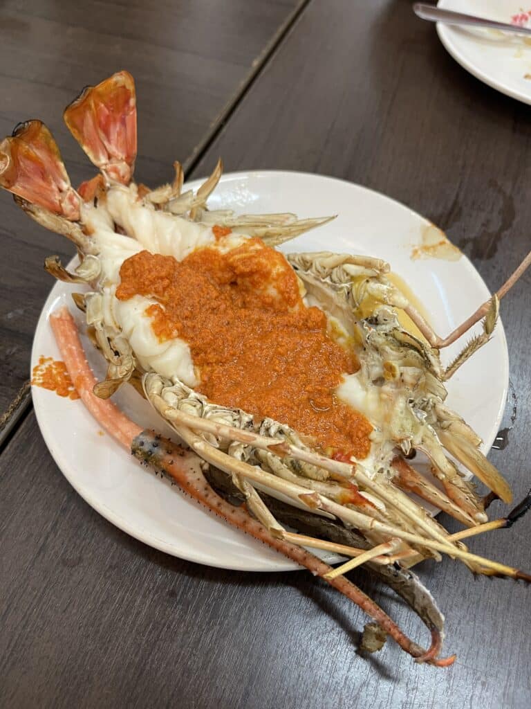 River prawn at Here Hai