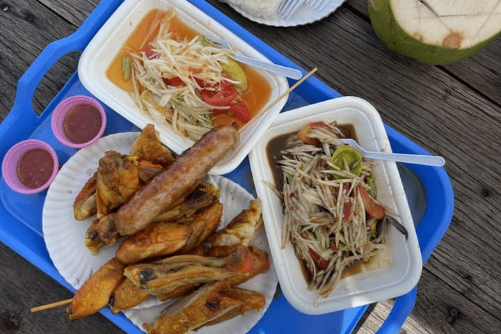 Local food at Sai Kaew Beach Resort